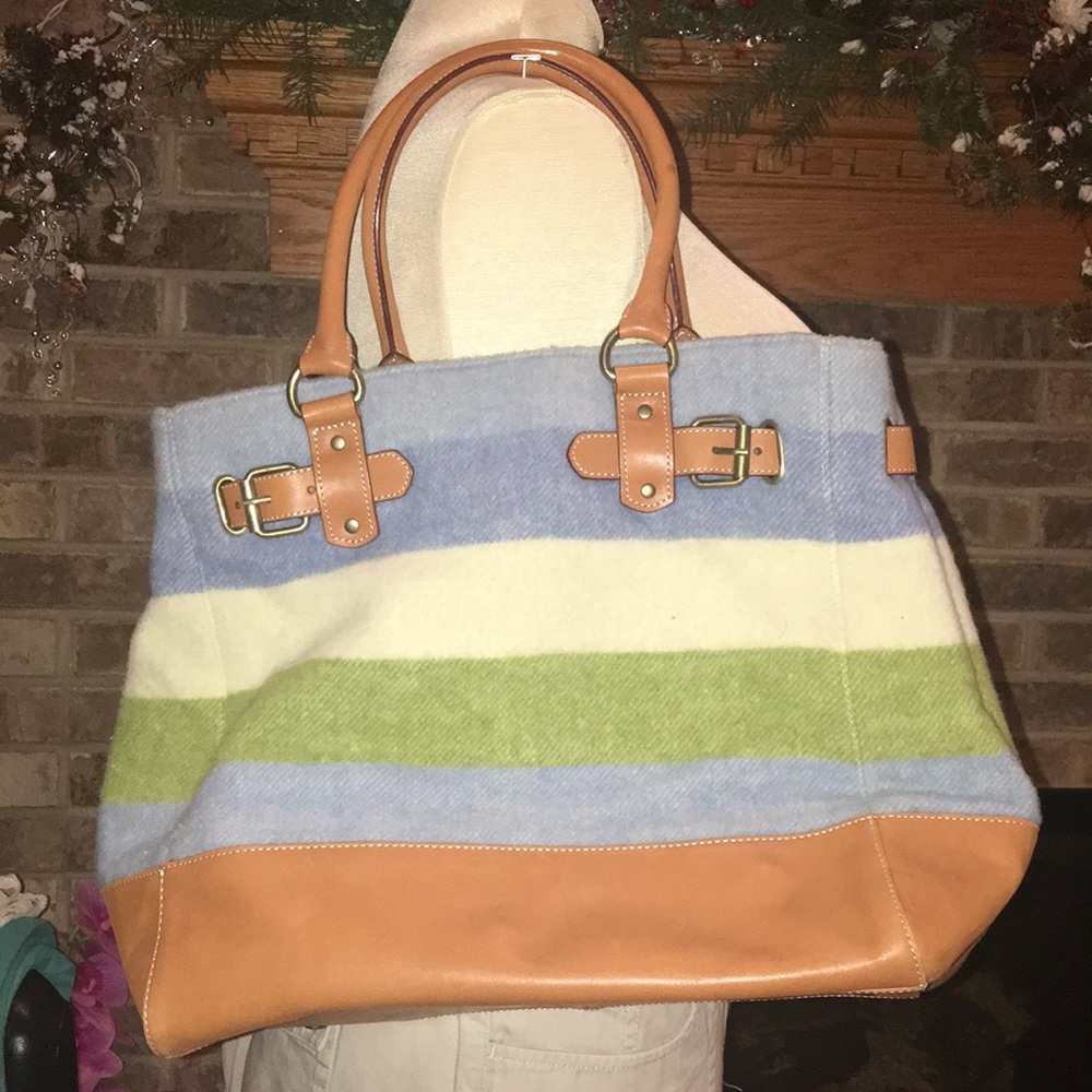 Forth & Towne (GAP) wool and leather bag